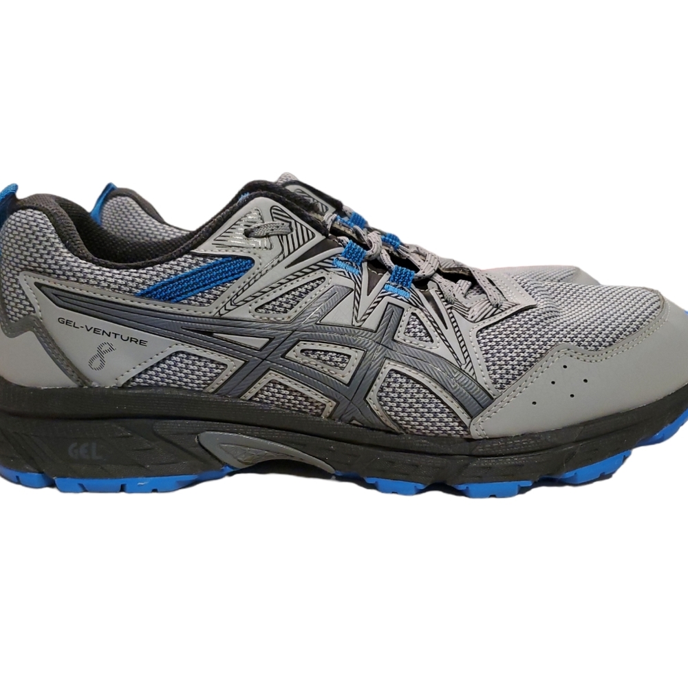 ASICS GEL-VENTURE 8 Men's Trail Running Shoes Size 10 Blue Gray - Picture 6 of 7